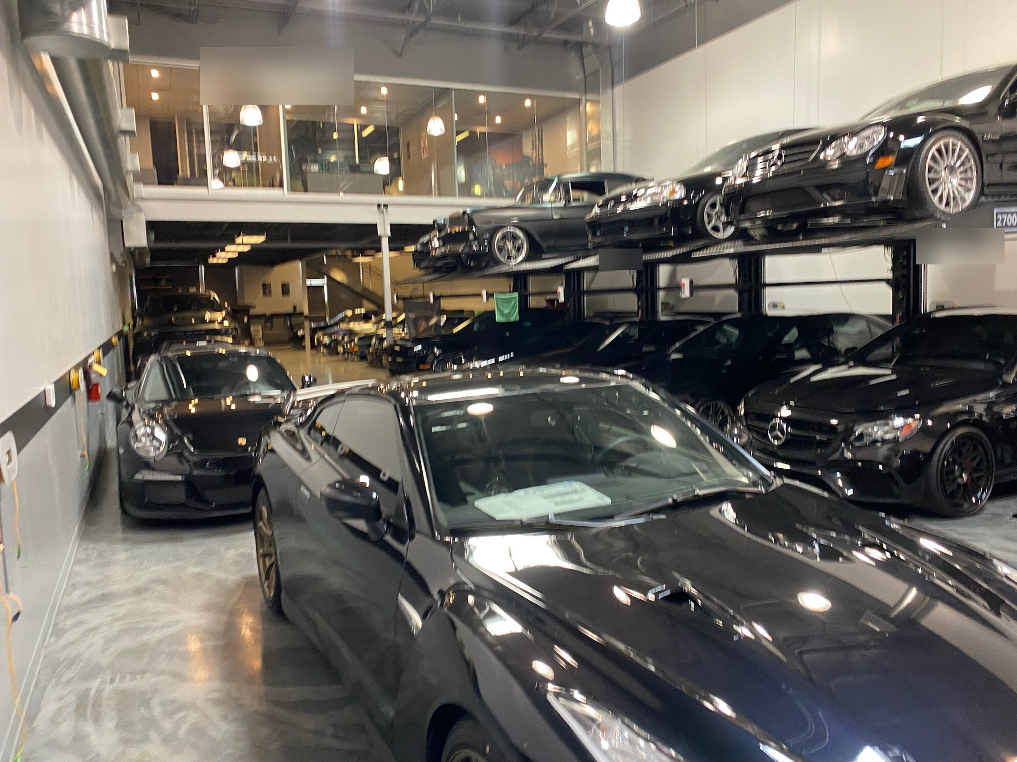 Commercial window tinting — fleet install